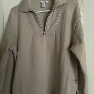 Athleta cozy karma half zip sweater